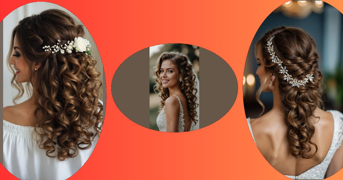 Curly and Classy: Top 11 Bridal Hair Ideas with a Twist