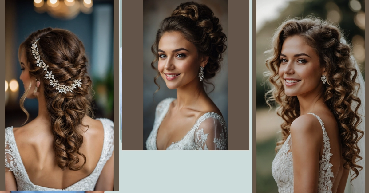 Curl Up and Shine: 11 Intriguing Bridal Hair Styles
