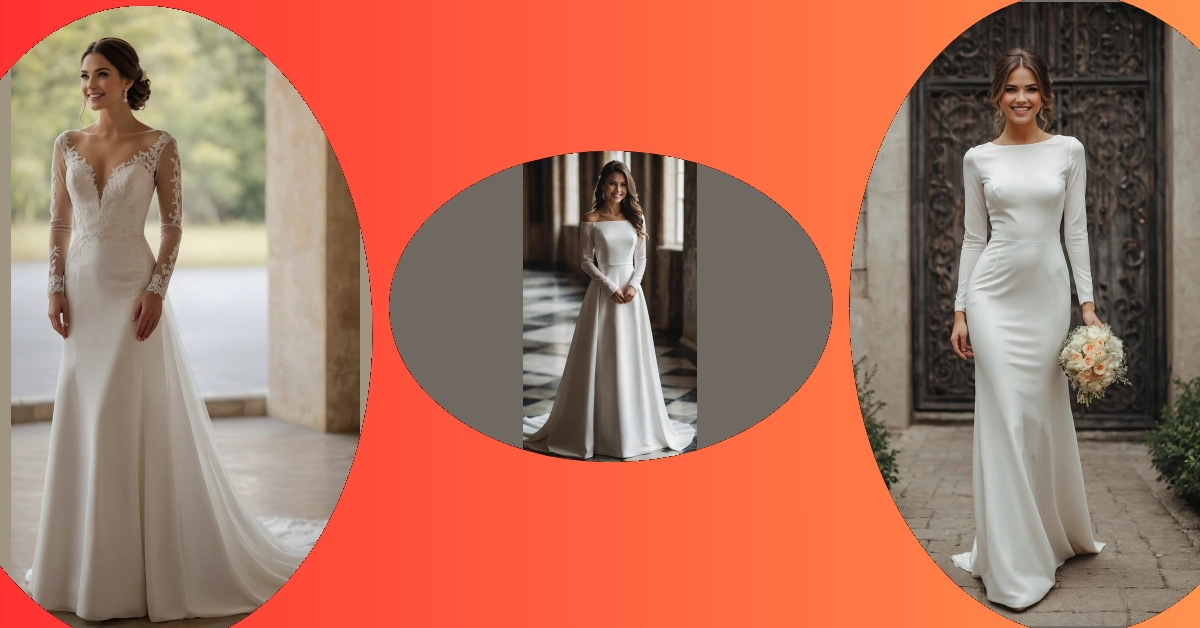 Glam Up Your Wedding with These 10 Long Sleeve Dress Styles