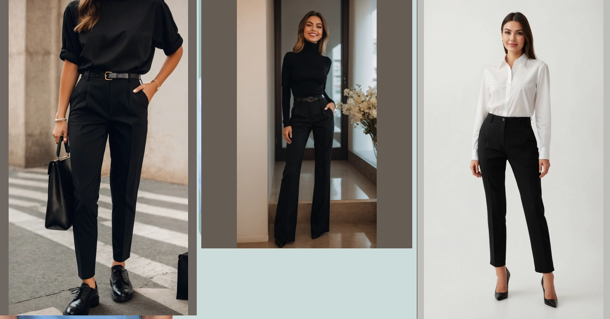 Say Hello to Style: 11 Chic Outfit Ideas with Black Slacks