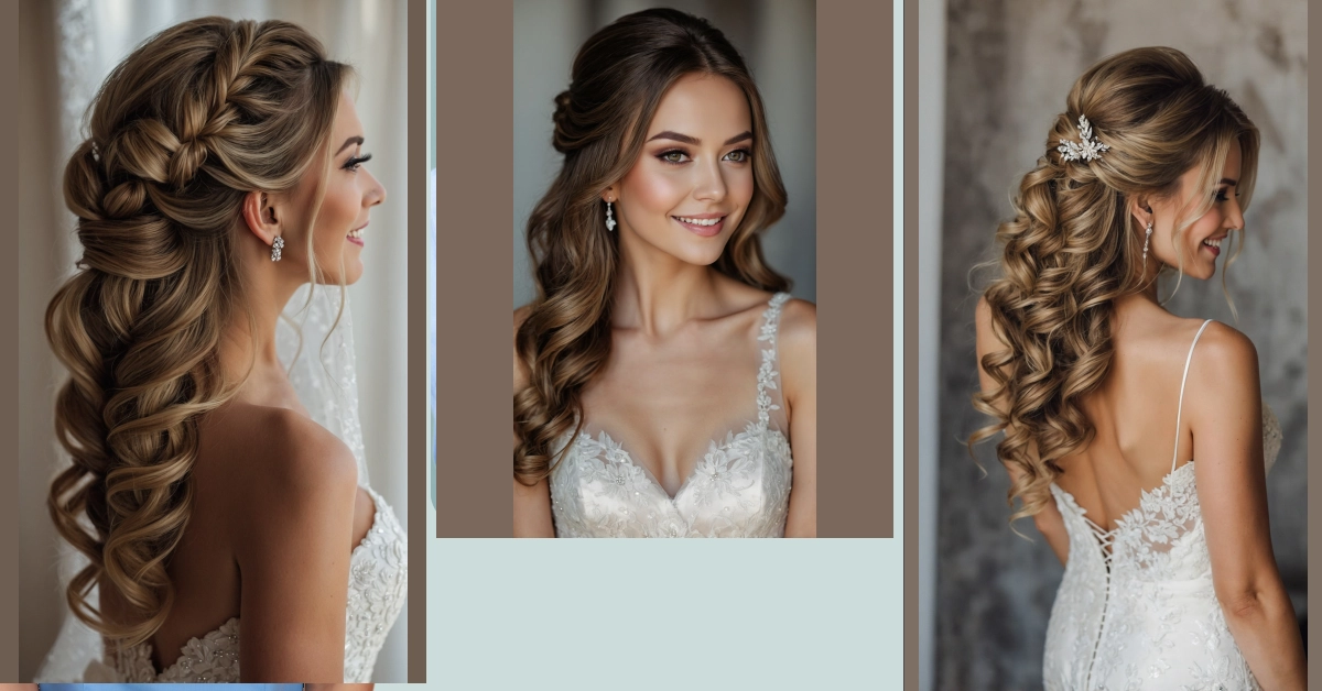 Half Up, Half Down Magic: 5 Stunning Wedding Hairstyles You’ll Love