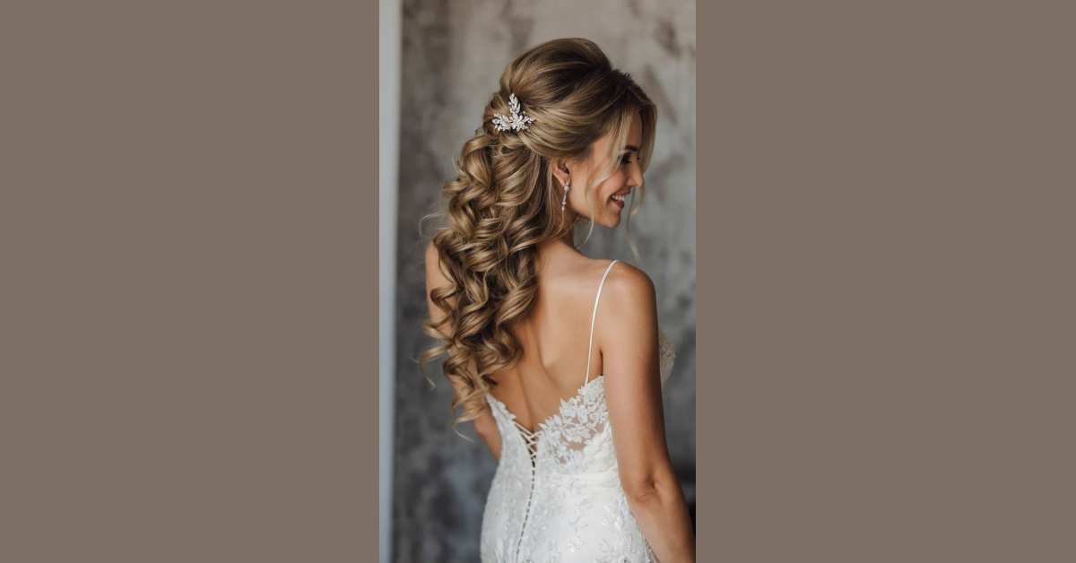 Glamorous Half Up Half Down Hairstyles: 5 Inspiring Wedding Looks