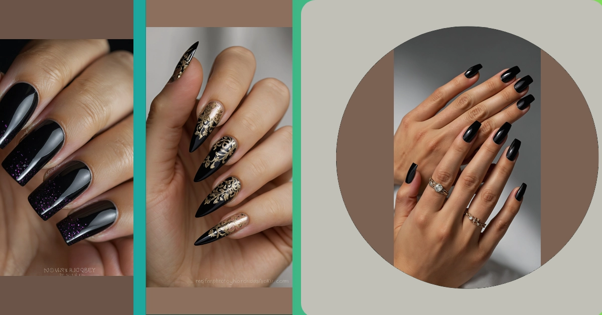 Transform Your Short Black Nails with Colorful Flair