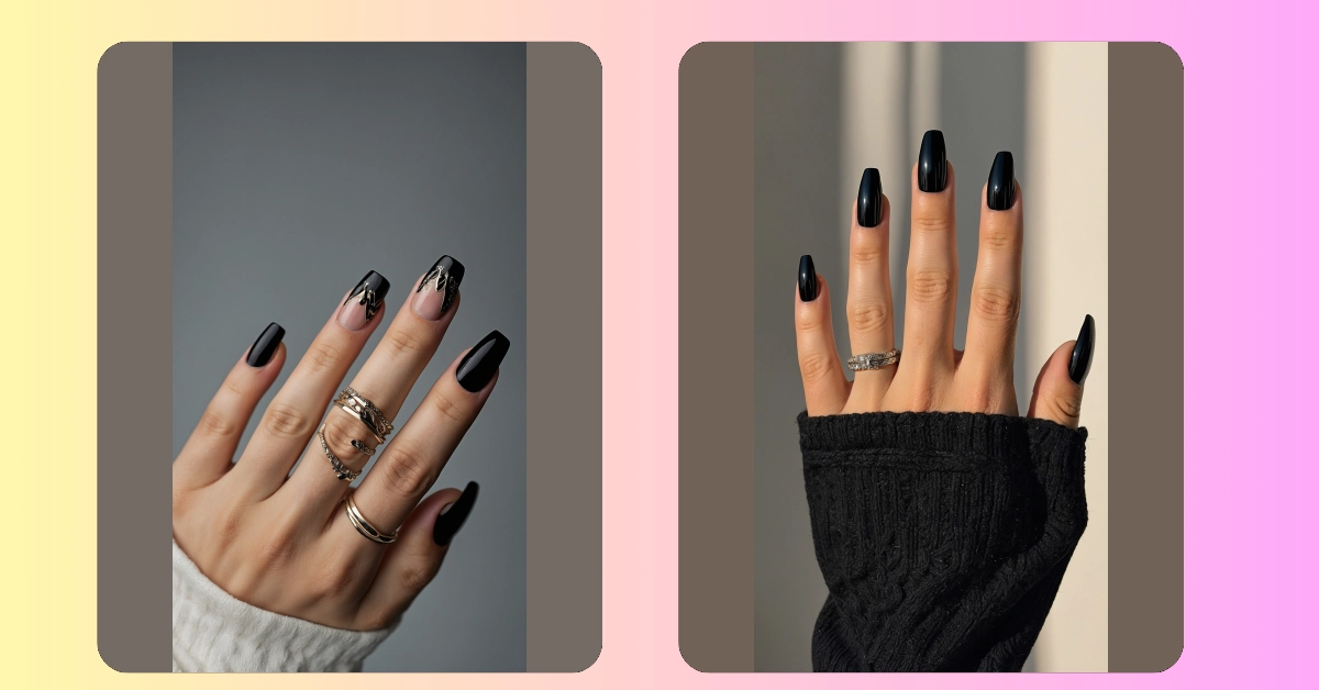Unleashing the Power of Black with Colorful Nail Ideas