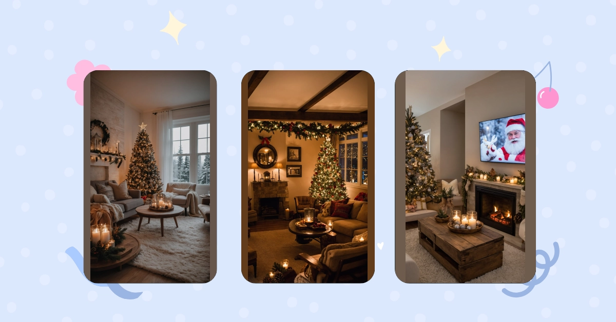 Bring on the Cheer: 18 Cozy Christmas Living Room Décor Ideas